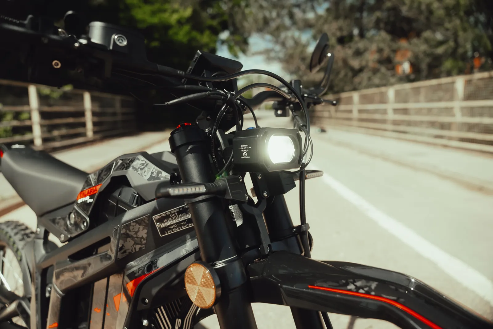 Detailaufnahme eines E-Cross-Bikes bei Rhön E-Cross